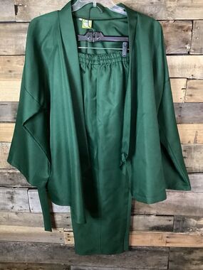 Rooted Anime Green Martial Arts COSPLAY Set Size Large